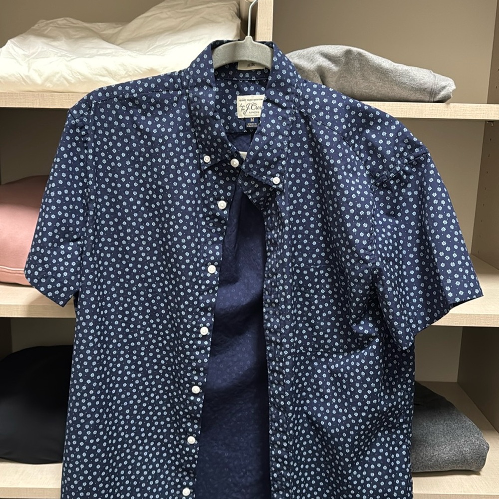 J. Crew Short Sleeve Button Down